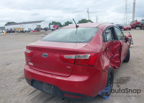 2012 Kia Rio Lx z USA, uszkodzony, nr VIN KNADM4A32C6058955